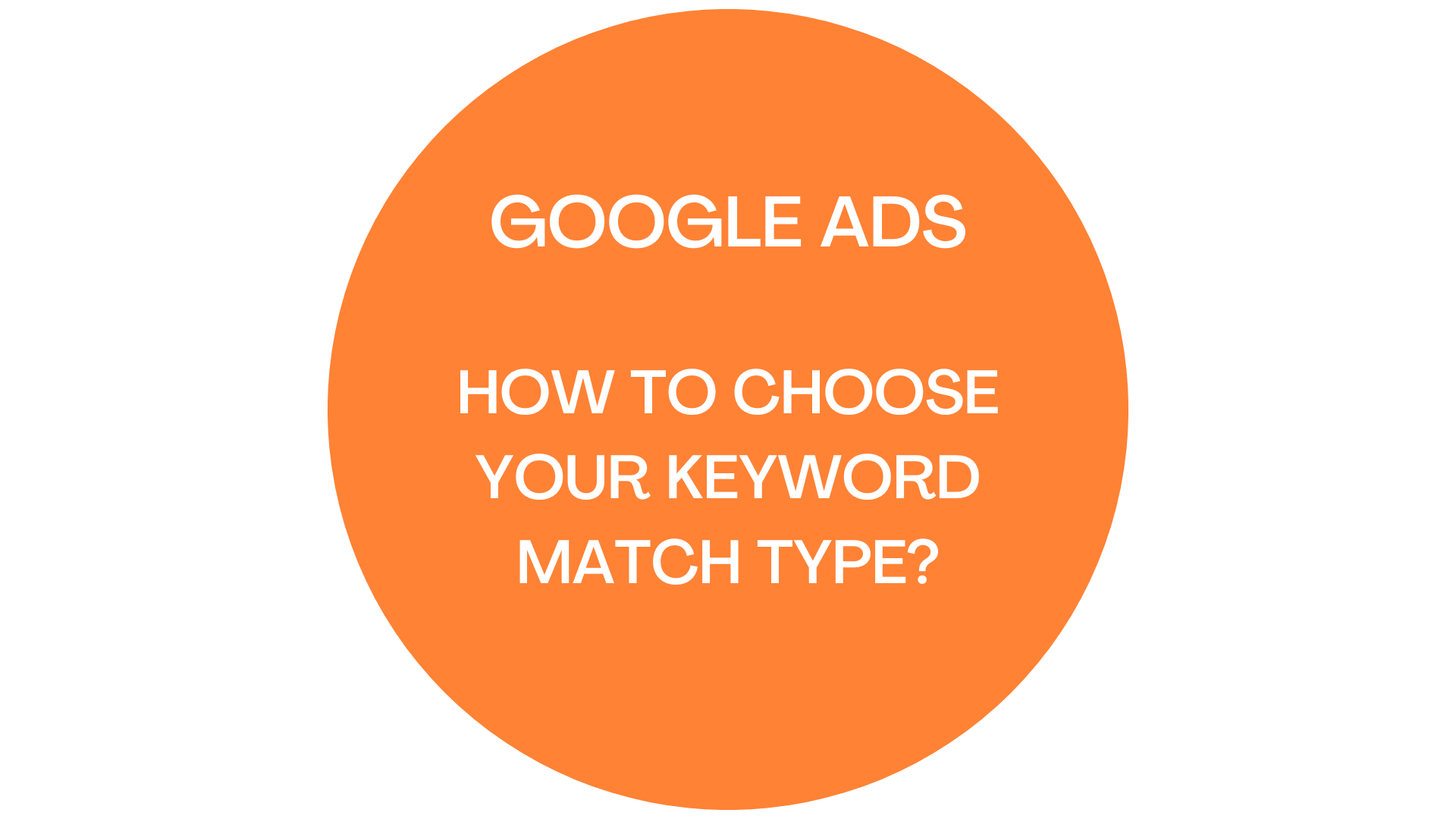 Keyword match types google ads