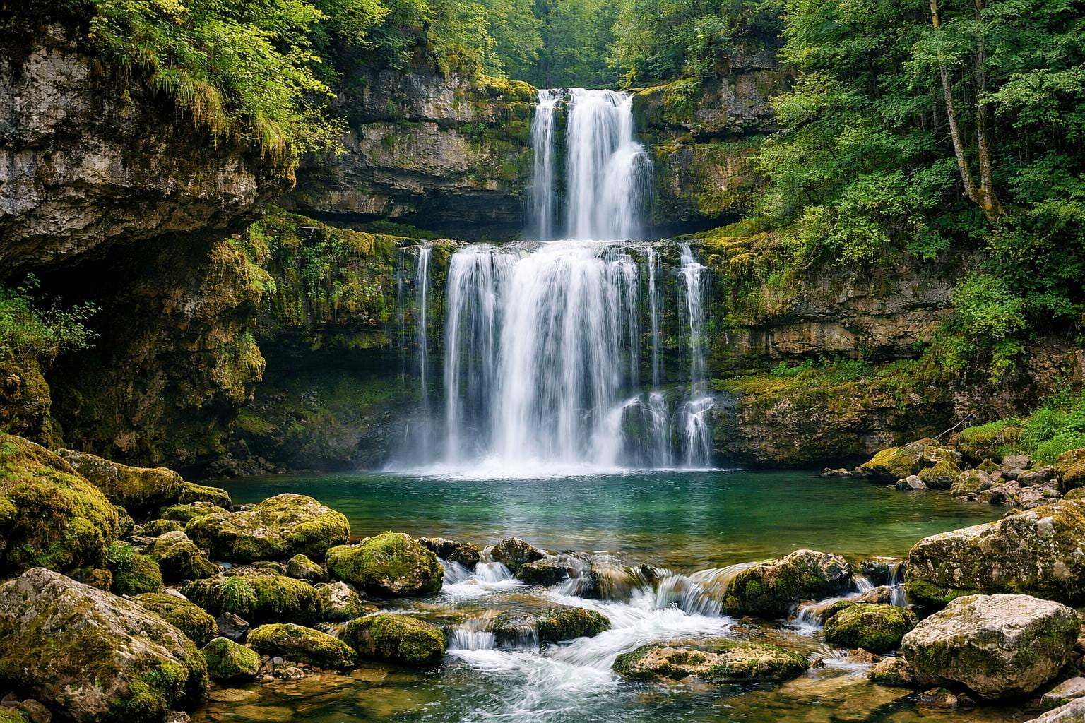 Cascade du Saut de la Saule nouvelle aquitaine