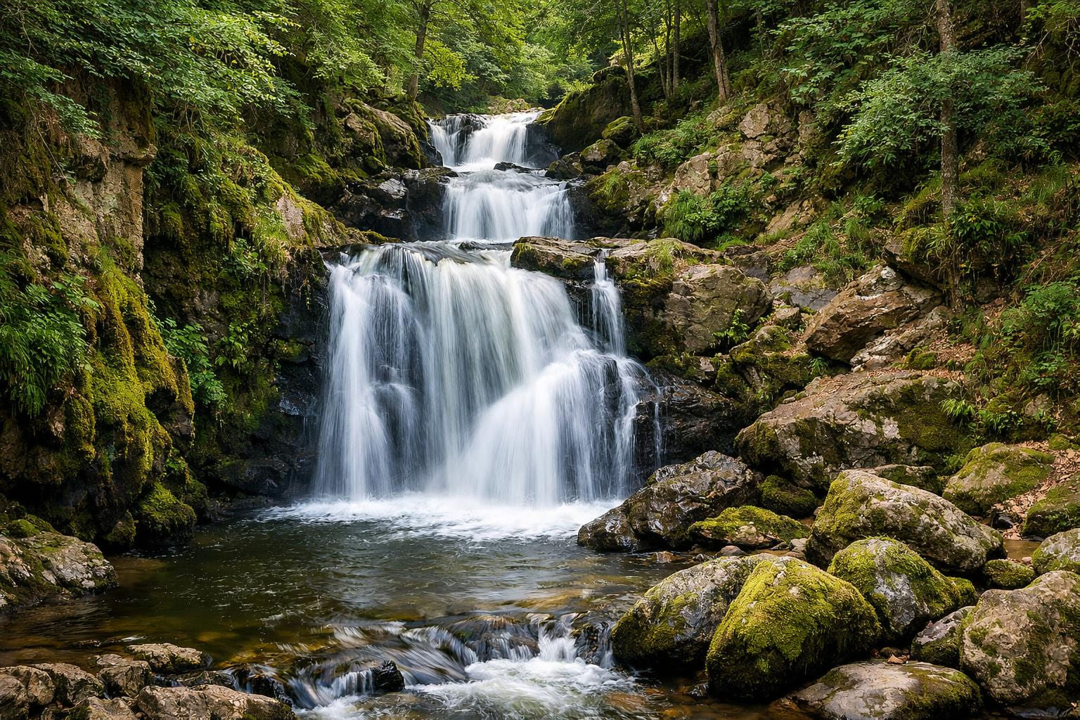 Cascades d’Augerolles nouvelle aquitaine