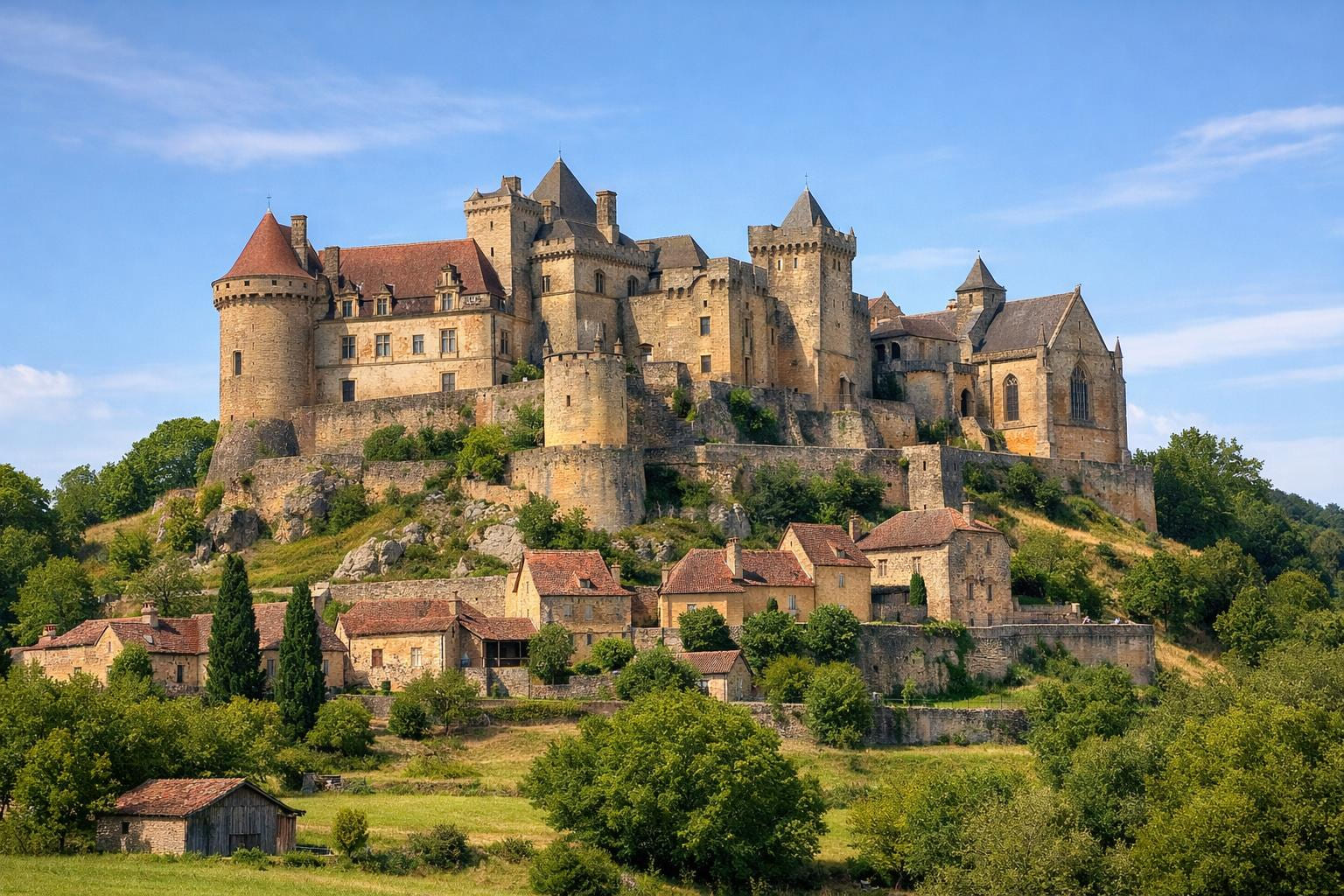 Chateau de biron nouvelle aquitaine