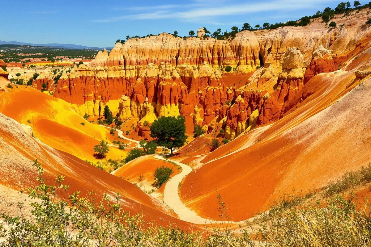 Colorado Provençal à voir Provence Alpes Côte d'Azur