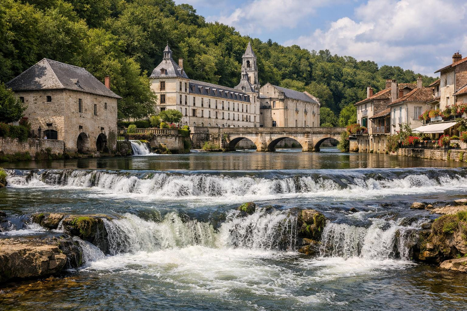 cascades Dronne nouvelle aquitaine