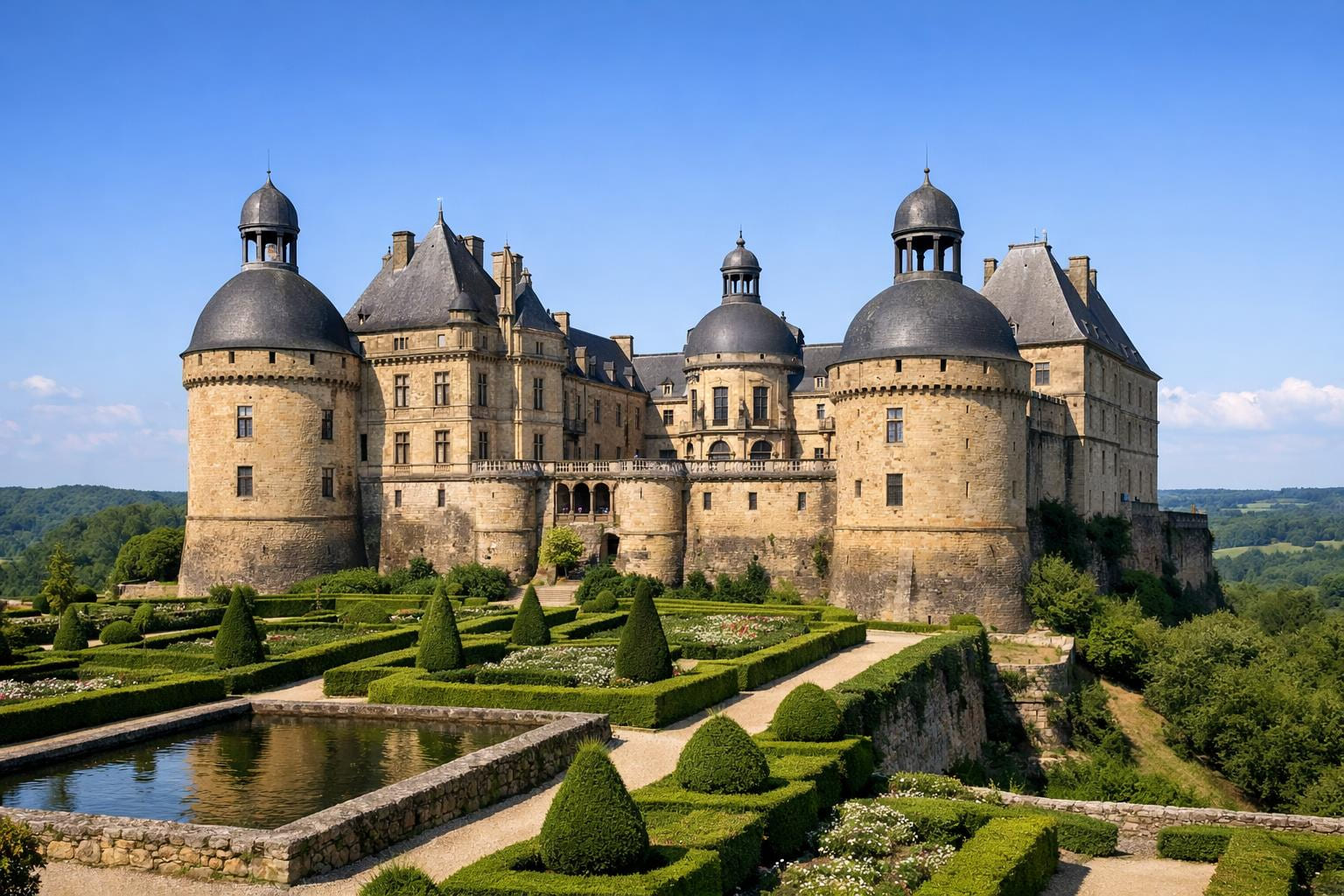 Château de Hautefort nouvelle aquitaine