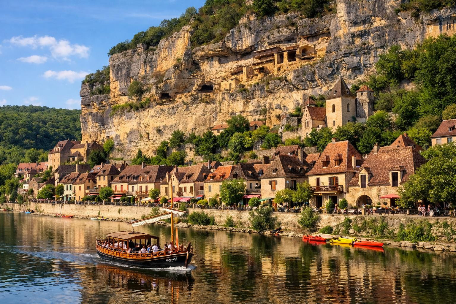 Village la Roque-Gageac nouvelle aquitaine